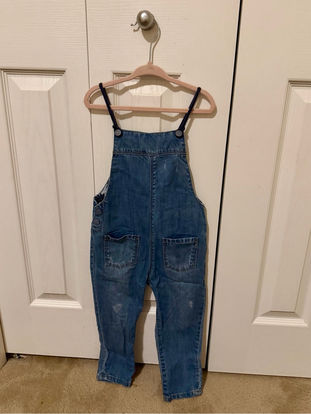 Zara Blue Denim Women's Overalls
